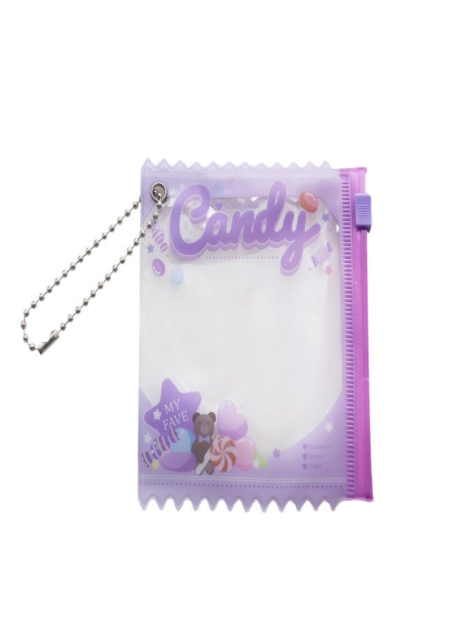 JUMISEE 5pcs Mini Candy Bag Anime Storage Pouch Badge Holder Keychain Clear Doll Idol Pin Protector Figure Carrying Case - Image 3